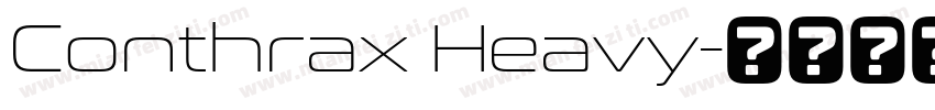 Conthrax Heavy字体转换